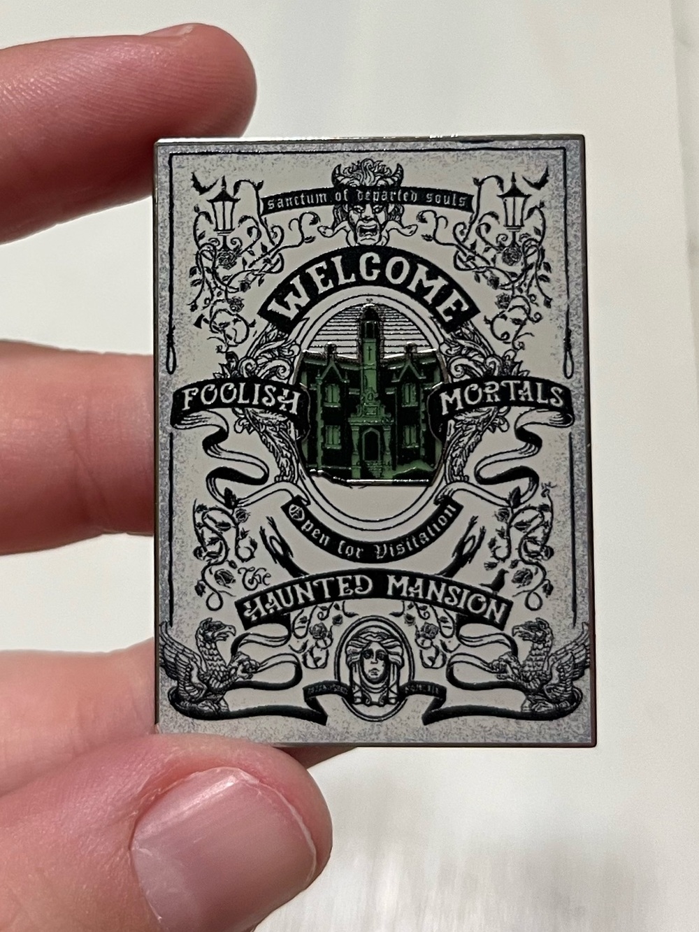 Disney Parks The Haunted Mansion Tarot Card Poster Pin Disney Pin Trading